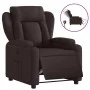Sillón reclinable eléctrico tela marrón oscuro by , Armchairs - Ref: Foro24-3204463, Price: 275,70 €, Discount: %