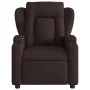 Sillón reclinable eléctrico tela marrón oscuro by , Armchairs - Ref: Foro24-3204463, Price: 275,70 €, Discount: %