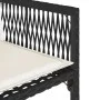 Sillas de jardín con cojines 4 unidades ratán sintético negro de , Sillas de jardín - Ref: Foro24-365017, Precio: 178,81 €, D...