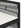 Gartenstühle mit Kissen, 4 Stück, aus schwarzem synthetischem Rattan von , Gartenstühle - Ref: Foro24-365034, Preis: 187,51 €...