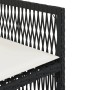 Sillas de jardín con cojines 4 unidades ratán sintético negro by , Garden chairs - Ref: Foro24-365034, Price: 191,20 €, Disco...