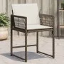 Sillas de jardín con cojines 4 unidades ratán sintético marrón by , Garden chairs - Ref: Foro24-365020, Price: 183,67 €, Disc...