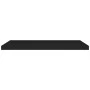 Black MDF floating wall shelf 90x23.5x3.8 cm by vidaXL, Shelves and shelves - Ref: Foro24-323838, Price: 27,83 €, Discount: %