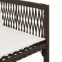 Sillas de jardín con cojines 4 unidades ratán sintético marrón by , Garden chairs - Ref: Foro24-365020, Price: 183,67 €, Disc...