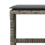 Taburetes de jardín con cojines 4 uds ratán PE gris 41x41x36 cm von , Hocker für den Außenbereich - Ref: Foro24-365057, Preis...