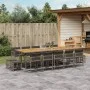 Set comedor de jardín con cojines 15 pzas ratán sintético gris de , Conjuntos de jardín - Ref: Foro24-3211538, Precio: 940,91...