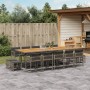 Set comedor de jardín con cojines 15 pzas ratán sintético gris by , Garden sets - Ref: Foro24-3211538, Price: 838,82 €, Disco...