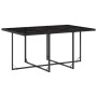 Set de comedor jardín 11 pzas con cojines ratán sintético negro by , Garden sets - Ref: Foro24-3211747, Price: 579,14 €, Disc...