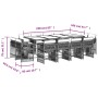 Set comedor de jardín con cojines 13 pzas ratán sintético negro by , Garden sets - Ref: Foro24-3211758, Price: 784,83 €, Disc...