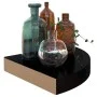 Glossy black MDF corner floating shelf 25x25x3.8 cm by vidaXL, Shelves and shelves - Ref: Foro24-323889, Price: 18,74 €, Disc...