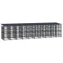 Outdoor dog kennel with a steel roof, 18.43 m² by , Dog kennels and fences - Ref: Foro24-3097955, Price: 3,00 €, Discount: %
