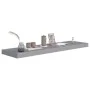 Gray MDF floating wall shelf 90x23.5x3.8 cm by vidaXL, Shelves and shelves - Ref: Foro24-323859, Price: 27,83 €, Discount: %