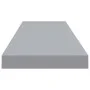 Graues schwebendes Wandregal aus MDF, 90 x 23,5 x 3,8 cm von vidaXL, Regale und Regale - Ref: Foro24-323859, Preis: 27,83 €, ...
