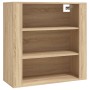 Tall plywood oak-colored sideboard by , Sideboards - Ref: Foro24-3185362, Price: 147,28 €, Discount: %
