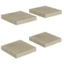 Floating wall shelves 4 pcs MDF oak 23x23.5x3.8 cm by vidaXL, Shelves and shelves - Ref: Foro24-323867, Price: 37,52 €, Disco...