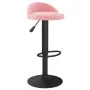 Taburetes de cocina 2 unidades terciopelo rosa de , Taburetes de cocina - Ref: Foro24-333606, Precio: 97,43 €, Descuento: %