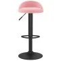 Taburetes de cocina 2 unidades terciopelo rosa de , Taburetes de cocina - Ref: Foro24-333606, Precio: 97,43 €, Descuento: %