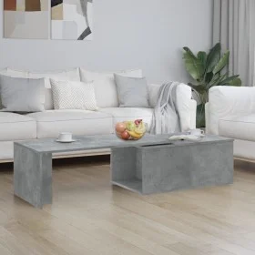 Mesa de centro madera contrachapada gris hormigón 150x50x35 cm de , Mesas de centro - Ref: Foro24-801341, Precio: 79,62 €, De...