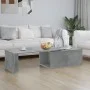 Mesa de centro madera contrachapada gris hormigón 150x50x35 cm de , Mesas de centro - Ref: Foro24-801341, Precio: 79,62 €, De...