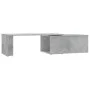 Mesa de centro madera contrachapada gris hormigón 150x50x35 cm de , Mesas de centro - Ref: Foro24-801341, Precio: 79,62 €, De...