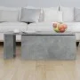 Mesa de centro madera contrachapada gris hormigón 150x50x35 cm de , Mesas de centro - Ref: Foro24-801341, Precio: 79,62 €, De...