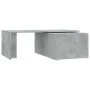 Mesa de centro madera contrachapada gris hormigón 150x50x35 cm de , Mesas de centro - Ref: Foro24-801341, Precio: 79,62 €, De...