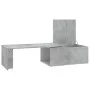 Mesa de centro madera contrachapada gris hormigón 150x50x35 cm de , Mesas de centro - Ref: Foro24-801341, Precio: 79,62 €, De...
