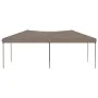 Carpa para fiestas plegable gris taupe 3x6 m de , Carpas y cenadores - Ref: Foro24-93540, Precio: 145,45 €, Descuento: %