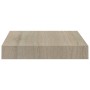Floating wall shelves 4 pcs MDF oak 23x23.5x3.8 cm by vidaXL, Shelves and shelves - Ref: Foro24-323867, Price: 38,22 €, Disco...