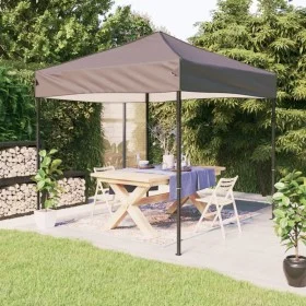 Faltbares Partyzelt in Taupe-Grau 2x2 m von , Zelte und Pavillons - Ref: Foro24-93498, Preis: 96,74 €, Rabatt: %