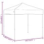 Faltbares Partyzelt in Taupe-Grau 2x2 m von , Zelte und Pavillons - Ref: Foro24-93498, Preis: 98,70 €, Rabatt: %