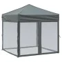 Folding party tent with anthracite gray walls 2x2 m by , Tents and gazebos - Ref: Foro24-93509, Price: 105,79 €, Discount: %