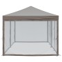Faltbares Partyzelt mit taupefarbenen Wänden 3x6 m von , Zelte und Pavillons - Ref: Foro24-93554, Preis: 195,80 €, Rabatt: %