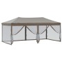 Faltbares Partyzelt mit taupefarbenen Wänden 3x6 m von , Zelte und Pavillons - Ref: Foro24-93554, Preis: 195,80 €, Rabatt: %