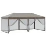 Folding party tent with taupe gray walls 3x6 m by , Tents and gazebos - Ref: Foro24-93554, Price: 192,54 €, Discount: %