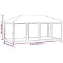 Folding party tent with taupe gray walls 3x6 m by , Tents and gazebos - Ref: Foro24-93554, Price: 192,54 €, Discount: %