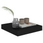 Estante flotante pared 2 uds MDF negro 23x23,5x3,8 cm de vidaXL, Estantes y estanterías - Ref: Foro24-323824, Precio: 21,54 €...