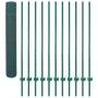 Wire mesh fence with green 25x2 m steel posts by , fence panels - Ref: Foro24-144607, Price: 158,12 €, Discount: %