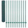 Valla de malla de alambre con postes de acero 25x1,5 m verde de , Paneles de vallas - Ref: Foro24-144611, Precio: 166,74 €, D...