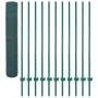 Wire mesh fence with green 25x1.5m steel posts by , fence panels - Ref: Foro24-144611, Price: 161,40 €, Discount: %