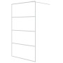 Duschwand aus transparentem weißem ESG-Glas 115x195 cm von , Duschwände und Duschwände - Ref: Foro24-152143, Preis: 172,82 €,...