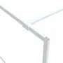 Mampara de ducha vidrio ESG transparente blanco 115x195 cm de , Paredes y mamparas de ducha - Ref: Foro24-152143, Precio: 170...