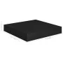 Floating wall shelf 2 units black MDF 23x23.5x3.8 cm by vidaXL, Shelves and shelves - Ref: Foro24-323824, Price: 21,42 €, Dis...