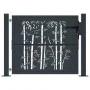 Gartentor aus anthrazitgrauem Stahl im Bambusdesign, 105x105 cm. von , Gartentore - Ref: Foro24-153179, Preis: 209,55 €, Raba...