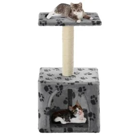 Cat scratcher with 55 cm sisal post, beige paw prints. by , Cat furniture - Ref: Foro24-170538, Price: 25,13 €, Discount: %