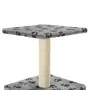 Cat scratcher with 55 cm sisal post, beige paw prints. by , Cat furniture - Ref: Foro24-170538, Price: 25,13 €, Discount: %
