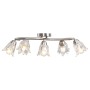 Ceiling lamp with tulip-shaped glass shades, 5 E14 light bulbs. by , ceiling lights - Ref: Foro24-289233, Price: 56,65 €, Dis...