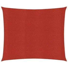 Red HDPE sail shade 160 g/m² 2.5x3 m by , Umbrellas - Ref: Foro24-311617, Price: 26,55 €, Discount: %