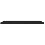 Floating wall shelves 2 pcs MDF black 120x23.5x3.8 cm by vidaXL, Shelves and shelves - Ref: Foro24-323842, Price: 51,99 €, Di...