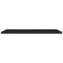Floating wall shelves 2 pcs MDF black 120x23.5x3.8 cm by vidaXL, Shelves and shelves - Ref: Foro24-323842, Price: 46,71 €, Di...